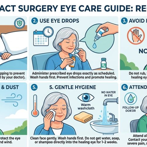 How to care for your eyes after a cataract surgery