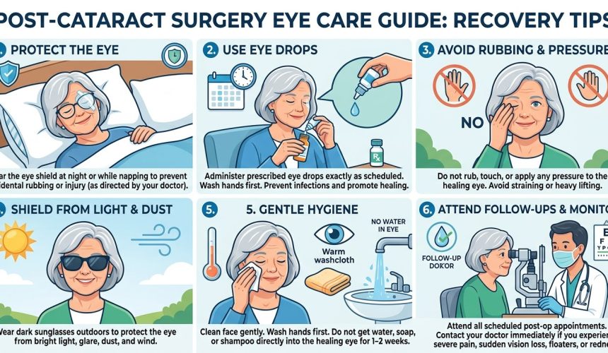 How to care for your eyes after a cataract surgery