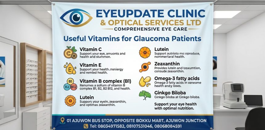 Useful Vitamins for glaucoma patients – Ajuwon Akute Alagbole