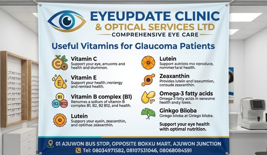 Useful Vitamins for glaucoma patients – Ajuwon Akute Alagbole